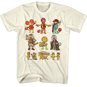 Fraggle Rock Cast Of Cute Characters Unisex T Shirt